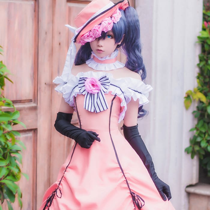 Black Butler Ciel Phantomhive Long Party Gown Dress Cosplay Costume CP151938 - Cospicky