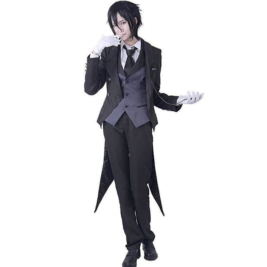 Black Butler Kuroshitsuji Sebastian Cosplay Costume - Cospicky