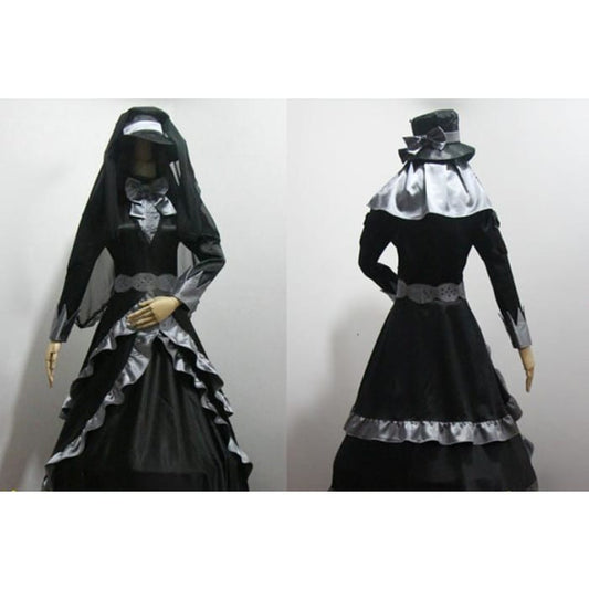 Black Butler Queen Victoria Black Cosplay Dress CP168036 - Cospicky