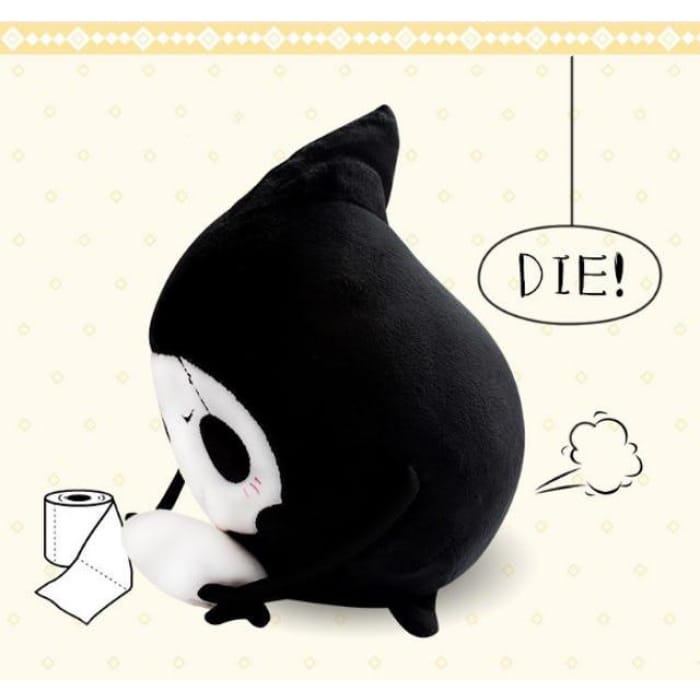 Black Cartoon Hold Pillow CP178973 - Cospicky