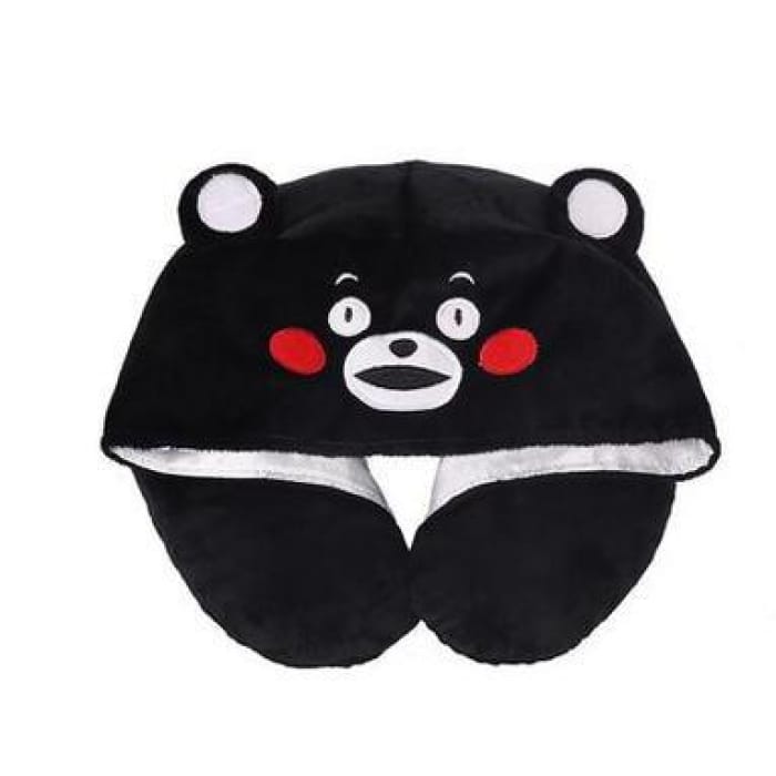 Black Kumamon Neck Protection Pillow CP167928 - Cospicky