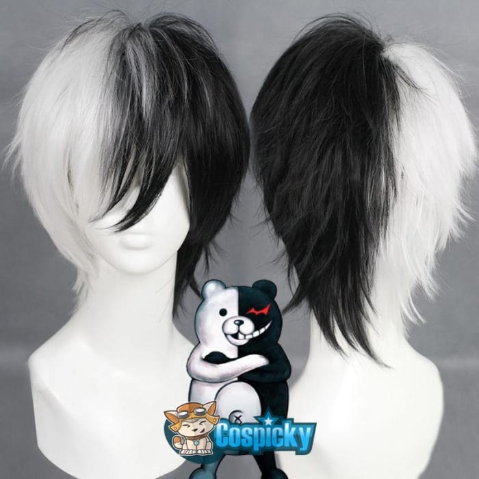 Black/White [Danganronpa] Monokuma  Cosplay Wig CP152910 - Cospicky