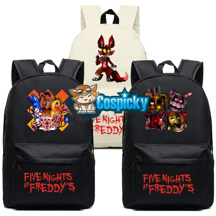 Black/White Five Nights at Freddy's Backpack CP168112 - Cospicky