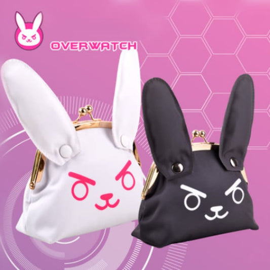 Black/White Overwatch D.Va Rabbit Shoulder Bag CP167831 - Cospicky