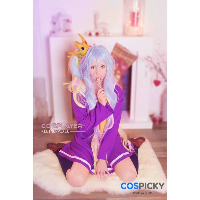 Blue-Purple Cosplay [No Game No Life] しろ  Wig CP152886 - Cospicky