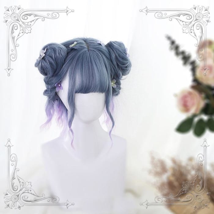 Blue Violet Lolita Harajuku Gradient Wig C13452 - Cospicky