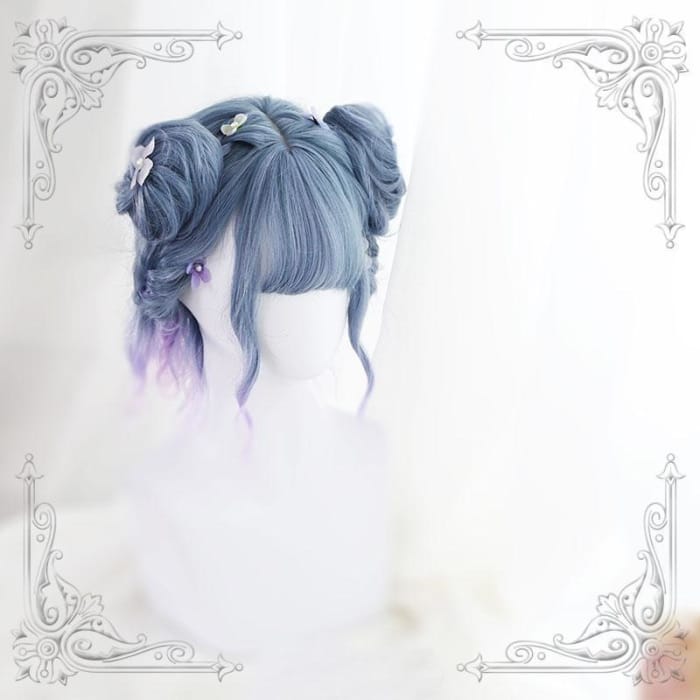 Blue Violet Lolita Harajuku Gradient Wig C13452 - Cospicky