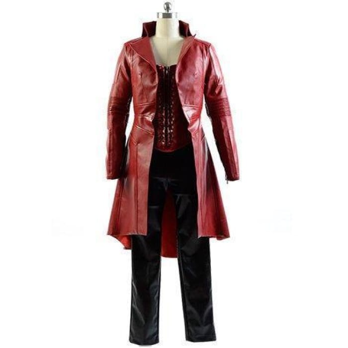 Captain America Civil War Avengers Scarlet Witch Wanda Outfit Cosplay Costume - Cospicky