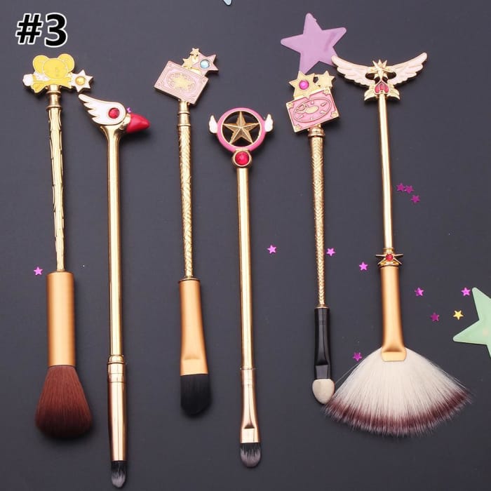 Cardcaptor Sakura Magic Wand Make-Up Brush Set CP1711375 - Cospicky