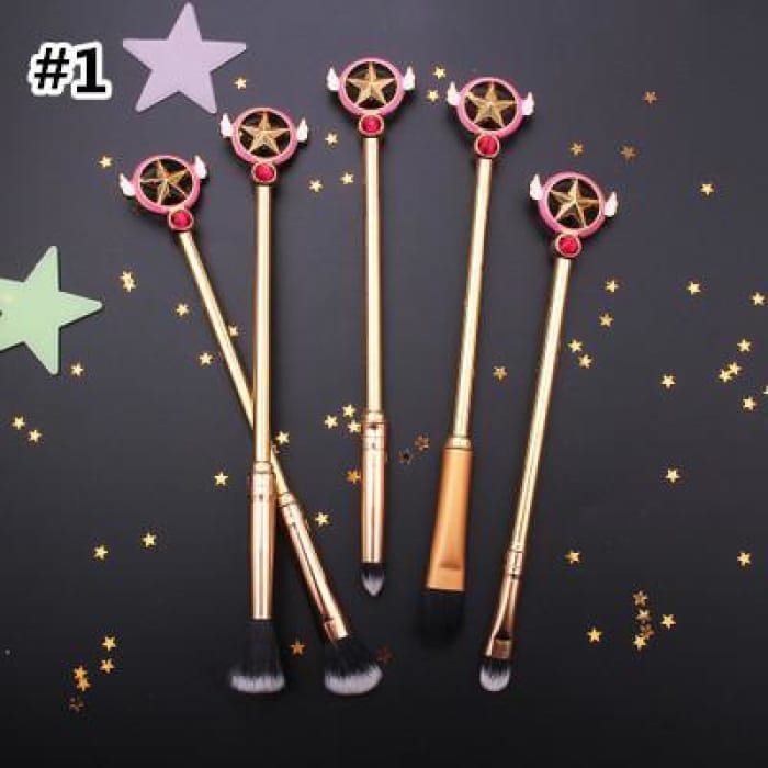 Cardcaptor Sakura Magic Wand Make-Up Brush Set CP1711375 - Cospicky
