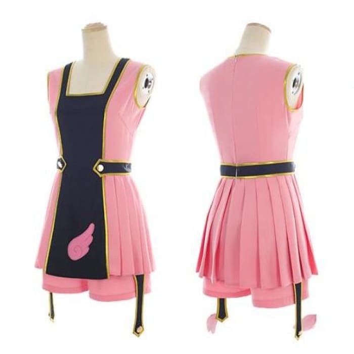 Cardcaptor Sakura Pink Black Battle Cosplay Costume CP1711507 - Cospicky