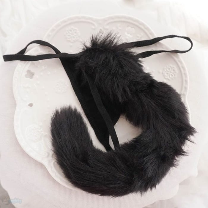 Cat Tail Thongs YC1139 - Sexy Lingerie