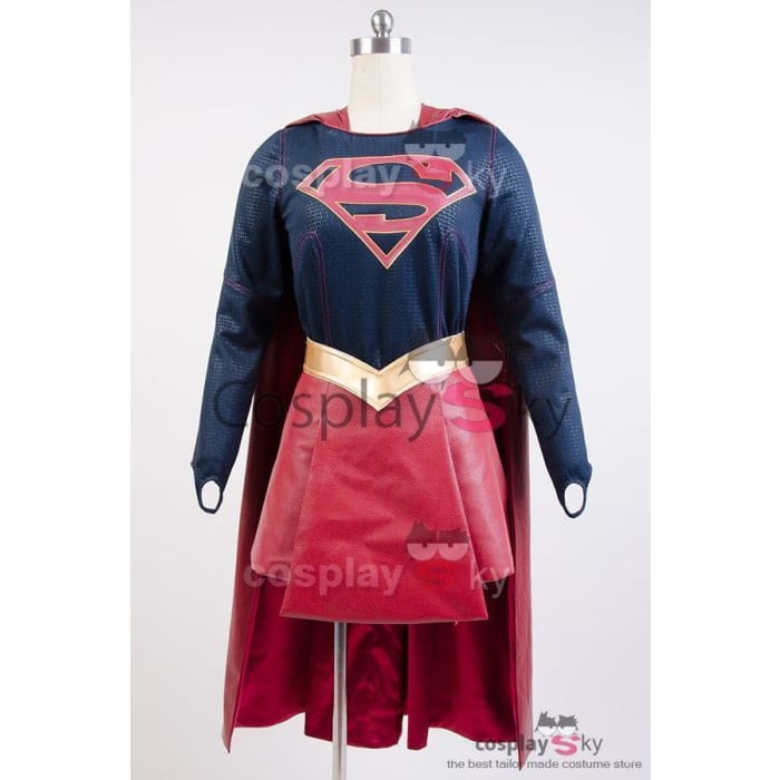 CBS Supergirl Kara Zor-El Danvers Costume + Cape Cosplay Costume - Cospicky