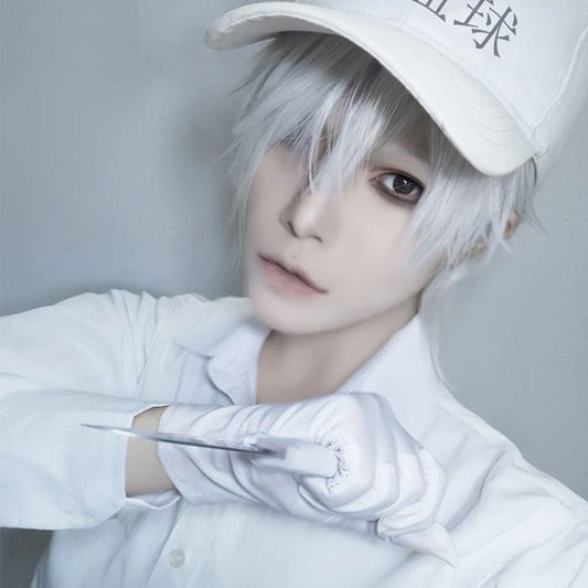 Cells at Work! - Neutrophil / White Blood Cell (U-1146) Cosplay Wig-1
