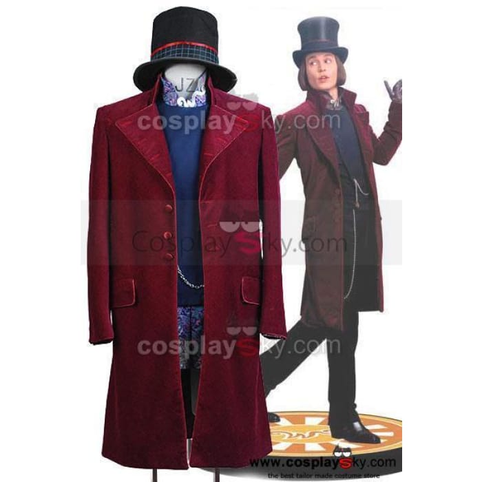 Charlie and the Chocolate Factory Willy Wonka Costume Set - Cospicky