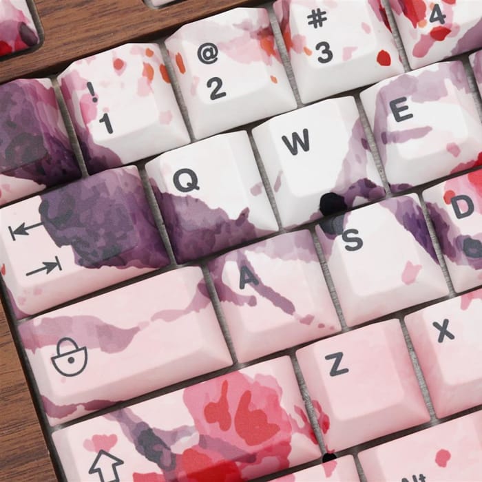 Cherry Blossom Keycaps Set