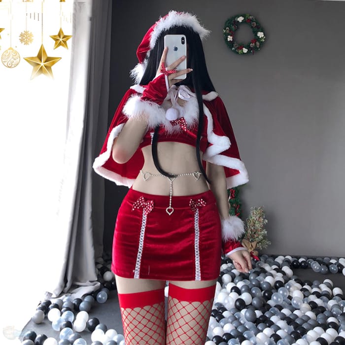 Christmas Bunny Girl Maid Suit C16611