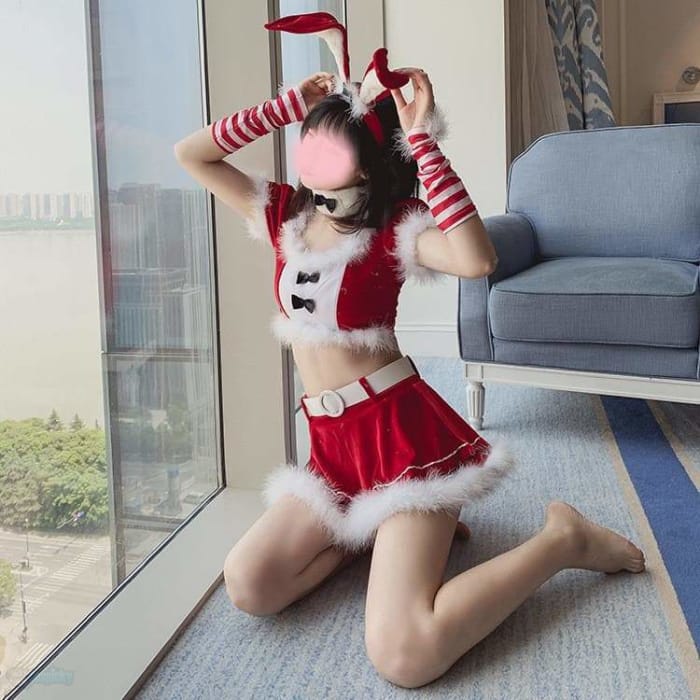Christmas Cute Anime Bunny Girl Costume Halloween Temptation
