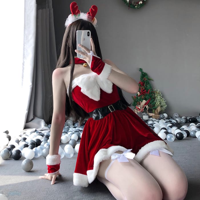 Christmas Maid’s Uniform Suit CP066 - Lingerie Set