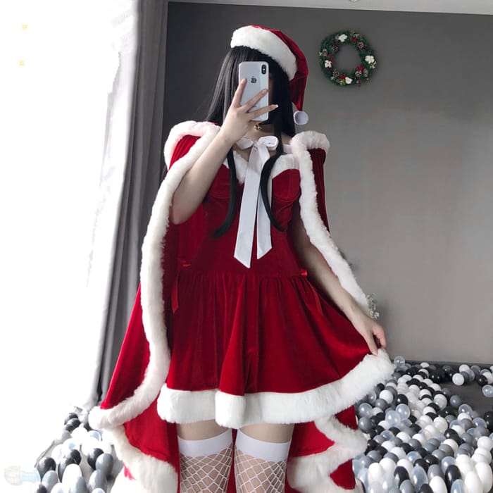 Christmas Plush Dress CP093