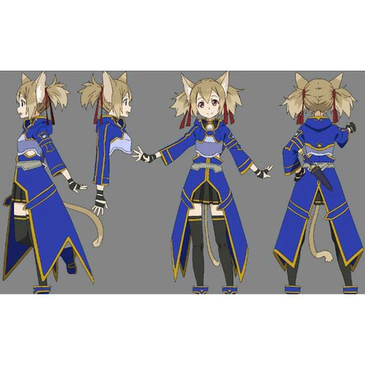 Commission Request Sword Art Online 2 - Silica Cosplay Costume CP152239 - Cospicky