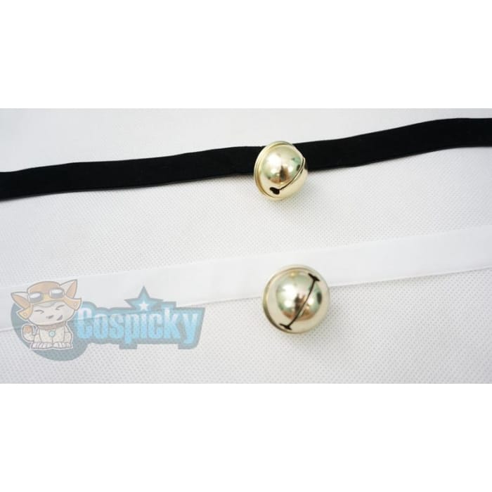 Cosplay Black/White Kitty Jingle bell Choker CP153221 - Cospicky