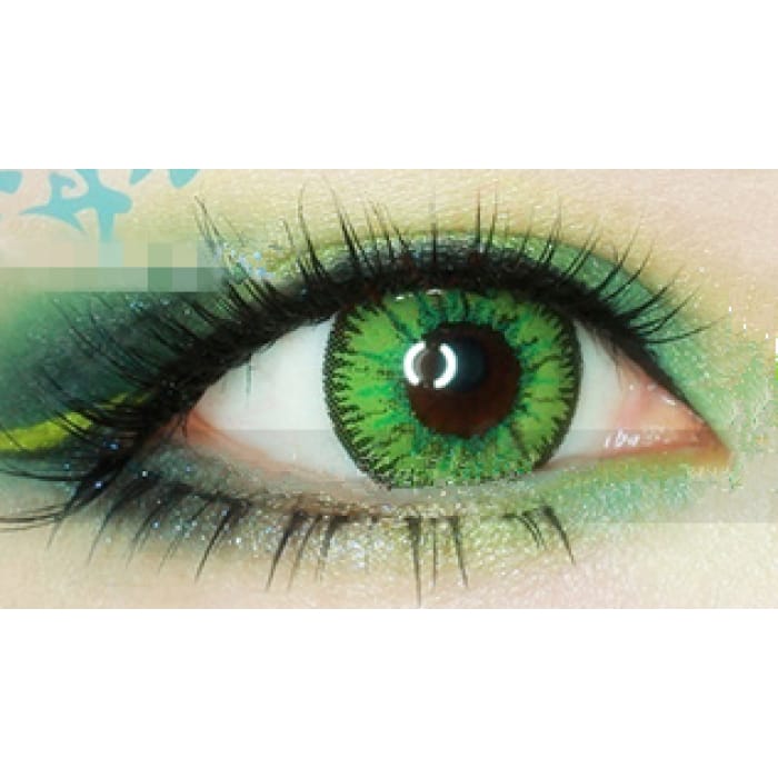 Cosplay Candy Green Color Contact Lenses BE738