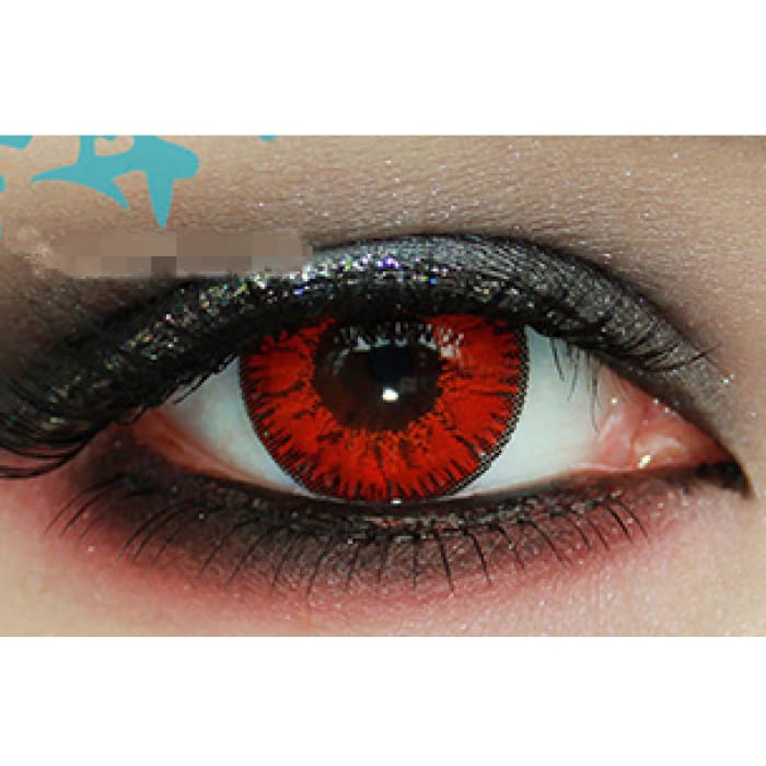 Cosplay Candy Red Contact Lenses BE833