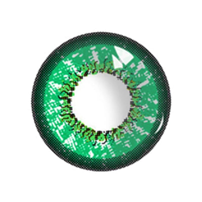 Cosplay Sun Green Contact Lenses BE813