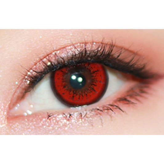 Cosplay Sun Red Contact Lenses BE815