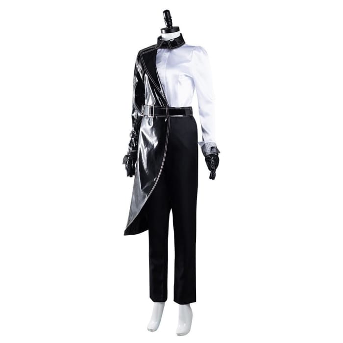 Cruella Black White Shirt Coat Pants Outfits Halloween 