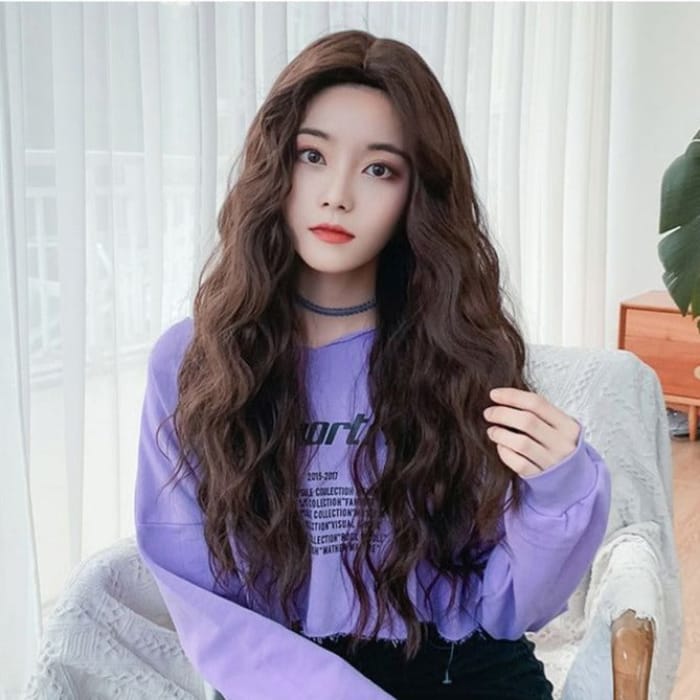 Curly Long Full Wig-4