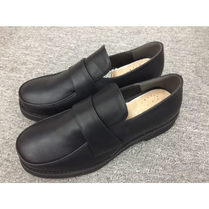 Custom Made Black Uniform Shoes CP168067 - Cospicky