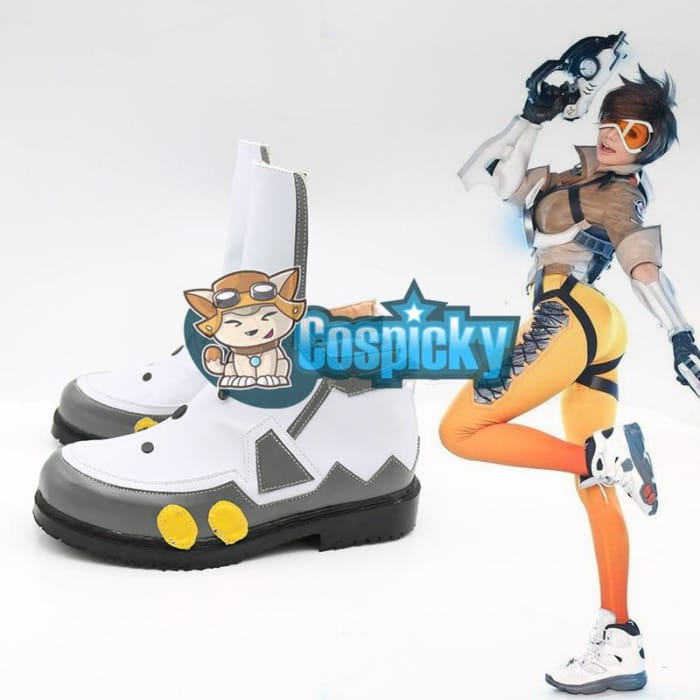 Custom Made Overwatch Tracer Cosplay Shoes CP167919 - Cospicky