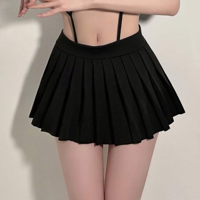 Cute Black Devilish Queen Outfit Set ON836 - skirt / S