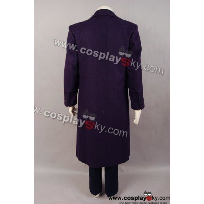 Dark Knight Heath Ledger Joker 6 pcs Costume Set *  Wool trench Coat Version C15591 - Cospicky