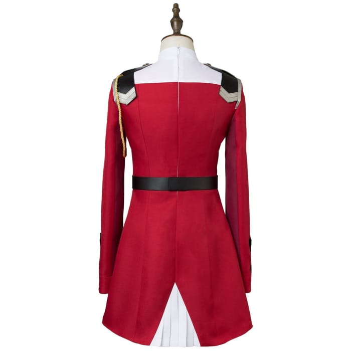 DARLING in the FRANXX Zero Two Code:002 Uniform Dress Cosplay Costume Red C14536 - Cospicky