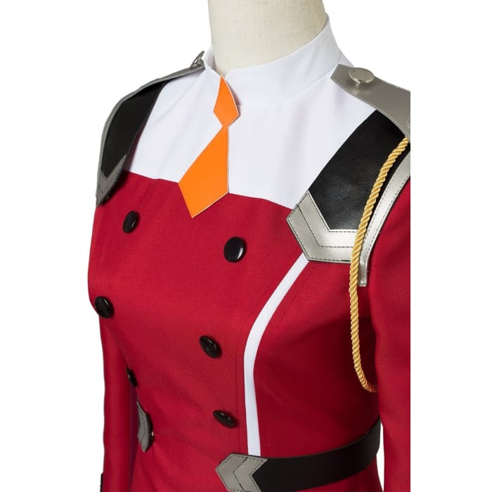 DARLING in the FRANXX Zero Two Code:002 Uniform Dress Cosplay Costume Red C14536 - Cospicky