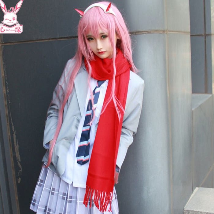 DARLING in the FRANXX Zero Two Cosplay Costume Set-2