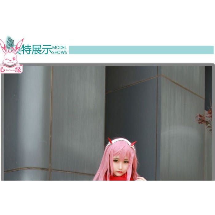 DARLING in the FRANXX Zero Two Cosplay Costume Set-5
