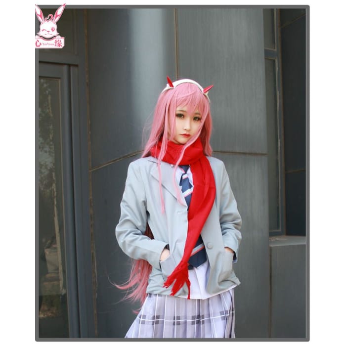 DARLING in the FRANXX Zero Two Cosplay Costume Set-16