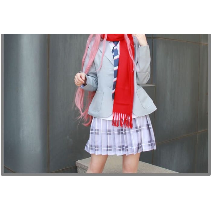 DARLING in the FRANXX Zero Two Cosplay Costume Set-6