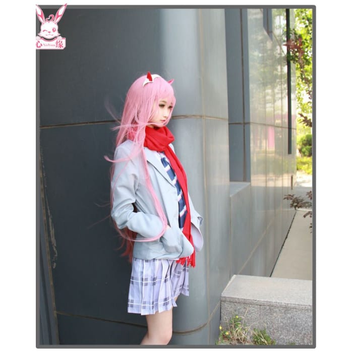 DARLING in the FRANXX Zero Two Cosplay Costume Set-14