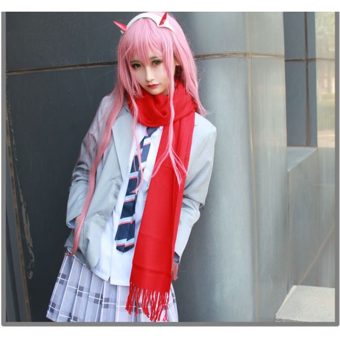 DARLING in the FRANXX Zero Two Cosplay Costume Set-12