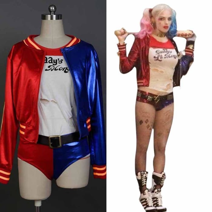 DC Comics Suicide Squad Harley Quinn Cosplay Costume - Cospicky
