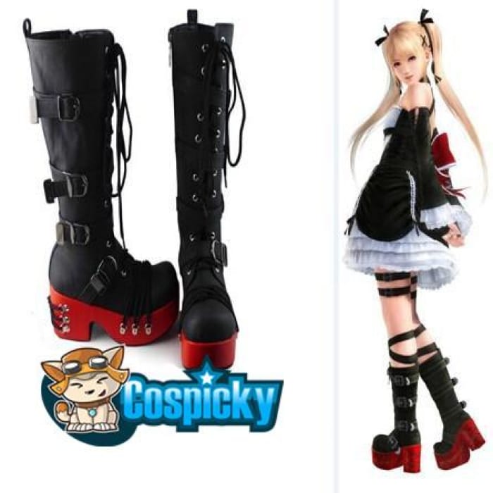 Dead or Alive - Lolita Gothic Punk Cosplay Thick Platform Boots CP153948 - Cospicky
