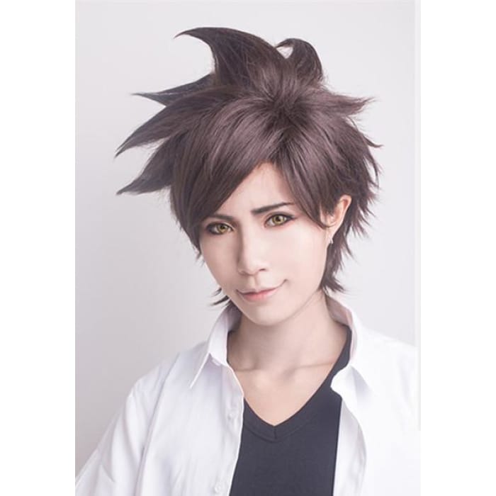 Deep Brown Overwatch Tracer Wig CP167920 - Cospicky