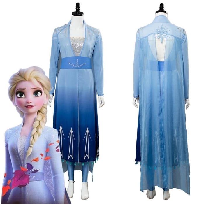 Disney Frozen 2 Princess Elsa Cosplay Costume - Cospicky
