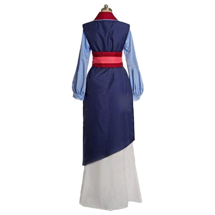 Disney Movie Mulan Hua Mulan Cosplay Costume Chinese Traditional Dress - Cospicky