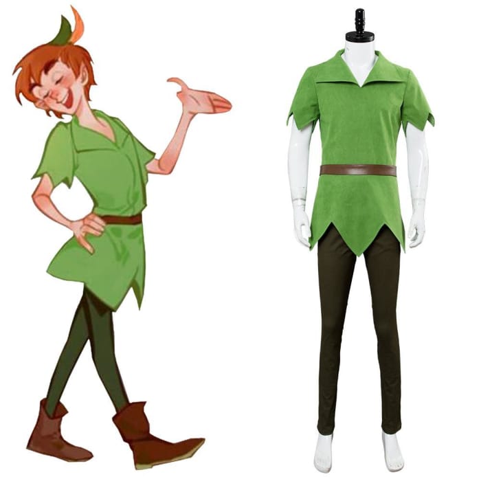 Disney Movie Peter Pan Male Cosplay Costume - Cospicky